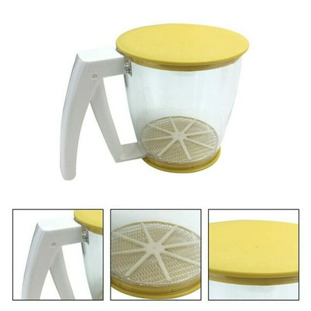 Flour Sieve Cup Hand-held Push-type Flour Sieve Fine Sieve Icing Sugar Sieve Baking Tools Manual Flour Sieve
Flour Sieve Cup Hand-held Push-type Flour Sieve Fine Sieve Icing Sugar Sieve Baking Tools Manual Flour Sieve