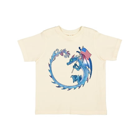 Inktastic Dragon with American Flag Gift Toddler Boy or Toddler Girl T-Shirt
Inktastic Dragon with American Flag Gift Toddler Boy or Toddler Girl T-Shirt