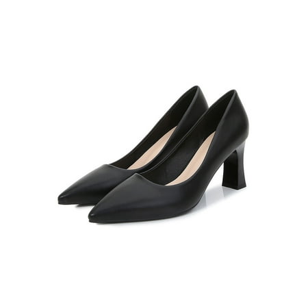 SIMANLAN Ladies Dress Pump Shoes Comfort High Heels Slip On Pumps Womens Anti-Slip Heeled Sandals Women Pointed Toe Work Shoe Black 5
SIMANLAN Ladies Dress Pump Shoes Comfort High Heels Slip On Pumps Womens Anti-Slip Heeled Sandals Women Pointed Toe Work Shoe Black 5