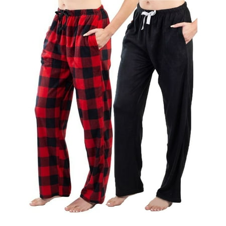 Jo & Bette Women’s Fleece Pajama Pants with Pockets Plaid Sleep Pants 2 Pairs
Jo & Bette Women’s Fleece Pajama Pants with Pockets Plaid Sleep Pants 2 Pairs