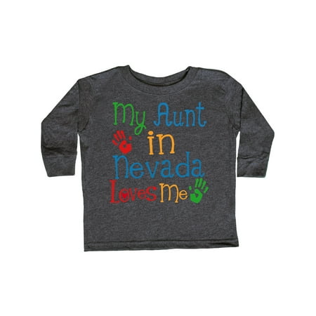 Inktastic My Aunt in Nevada Loves Me Gift Toddler Boy or Toddler Girl Long Sleeve T-Shirt
Inktastic My Aunt in Nevada Loves Me Gift Toddler Boy or Toddler Girl Long Sleeve T-Shirt