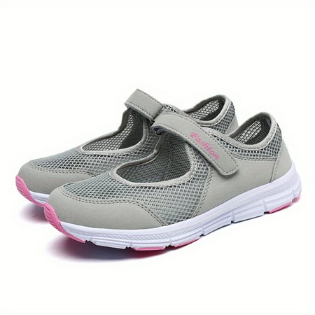 Women s Breathable Walking Shoes Letter Pattern Hook & Loop Fastener Backless Flat Shoes Comfort Round Toe Mesh Sneakers
Women s Breathable Walking Shoes Letter Pattern Hook & Loop Fastener Backless Flat Shoes Comfort Round Toe Mesh Sneakers
