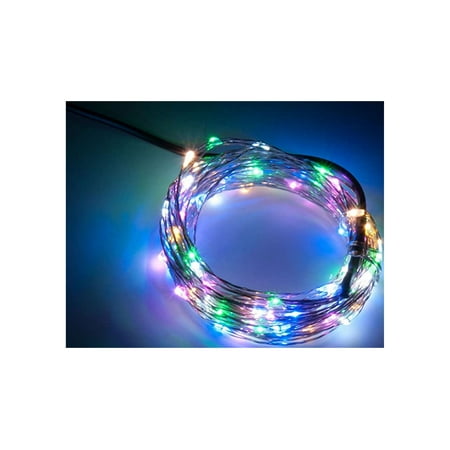 USB Plug in LED Fairy Lights - 100 LED Bulbs on 33 Ft Silver Wire for Bedroom Patio Garden Wedding
USB Plug in LED Fairy Lights - 100 LED Bulbs on 33 Ft Silver Wire for Bedroom Patio Garden Wedding
