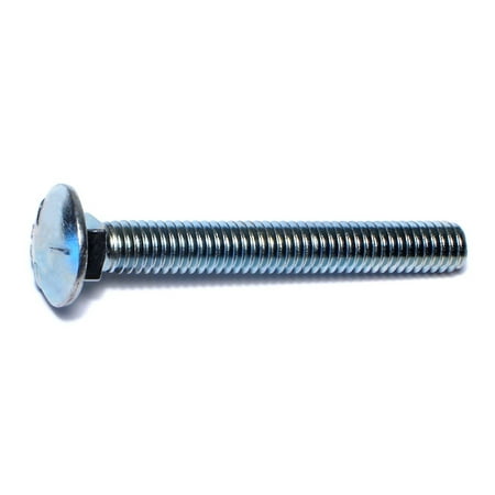 5/16 -18 x 2-1/2 Zinc Plated Grade 5 Steel Coarse Thread Carriage Bolts CBS5-169