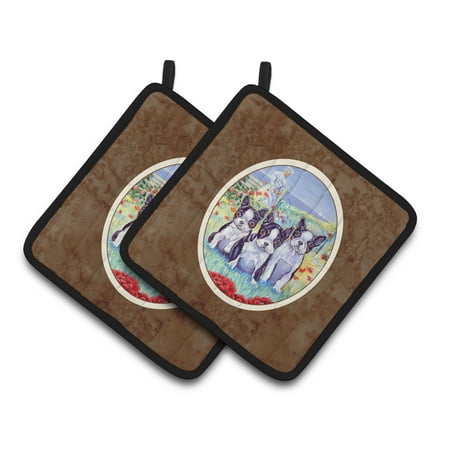 Carolines Treasures 7005PTHD Boston Terrier Trio Pair of Pot Holders 7.5HX7.5W multicolor
Carolines Treasures 7005PTHD Boston Terrier Trio Pair of Pot Holders 7.5HX7.5W multicolor