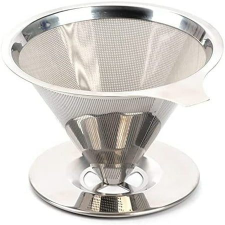 Pour over Coffee Dripper Reusable Drip Cone Coffee Filter Portable Pour over Coffee Maker Home Office Camping
Pour over Coffee Dripper Reusable Drip Cone Coffee Filter Portable Pour over Coffee Maker Home Office Camping