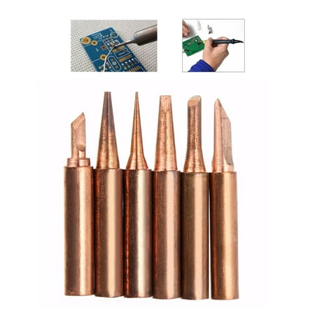 Fairnull 5/6/10Pcs 900M Professional Soldering Iron Tip Diamagnetic Wear-resistant Multiple Hard Soldering Tip for Welding
Fairnull 5/6/10Pcs 900M Professional Soldering Iron Tip Diamagnetic Wear-resistant Multiple Hard Soldering Tip for Welding