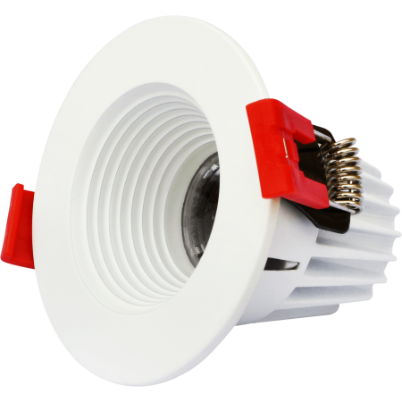 5 Pack 2" SnapTrim Recessed Canless 8W Downlight -2700K