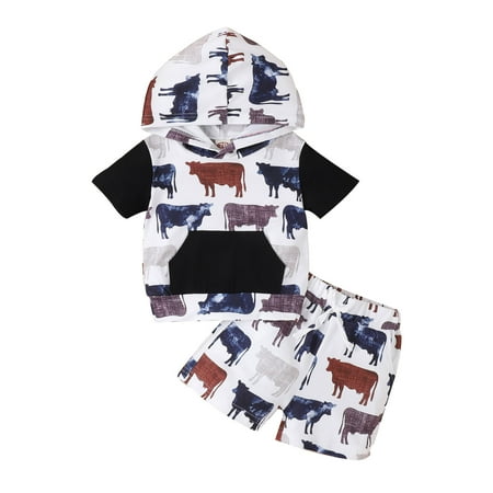 AIMAOMI Toddler Boys Girls Short Sleeve Cartoon Prints Hoodie T Shirt Tops Shorts Outfits H
AIMAOMI Toddler Boys Girls Short Sleeve Cartoon Prints Hoodie T Shirt Tops Shorts Outfits H