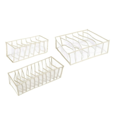 Underwear Organizer Dividers 3PCS Collapsible Cabinet Organizer Foldable Closet Organizer Compression Underwear Storage Box for Socks Underwear Bra Lingerie Bins for Closet Fabric Bins with Lids
Underwear Organizer Dividers 3PCS Collapsible Cabinet Organizer Foldable Closet Organizer Compression Underwear Storage Box for Socks Underwear Bra Lingerie Bins for Closet Fabric Bins with Lids
