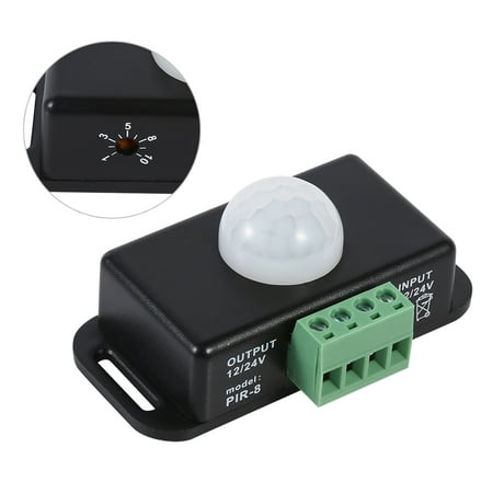 Brrnoo Motion Sensor Light Switch Automatic Light Switch DC 12V/24V Body Security Infrared PIR Motion Sensor Detector Switch for LED Light Strip
Brrnoo Motion Sensor Light Switch Automatic Light Switch DC 12V/24V Body Security Infrared PIR Motion Sensor Detector Switch for LED Light Strip