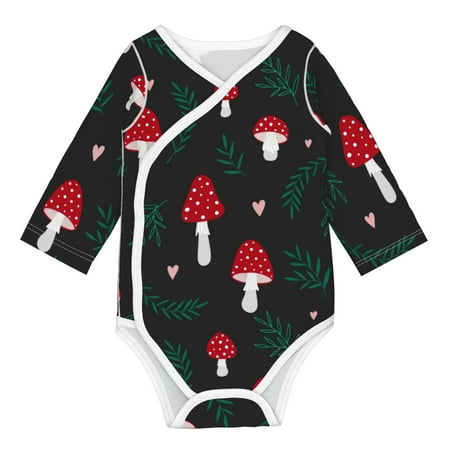 Matuu Amanita Mushroom for Baby Long-Sleeve Bodysuit Soft Cotton Comfortable and Breathable Perfect for Newborns and Infants
Matuu Amanita Mushroom for Baby Long-Sleeve Bodysuit Soft Cotton Comfortable and Breathable Perfect for Newborns and Infants