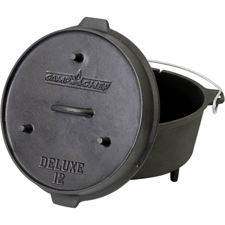9 1/3 Qt Seasoned Cast Iron Camp Oven