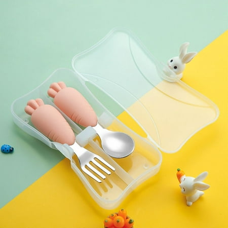 Portable Carrot Shape Cartoon Infant Food Feeding Toddler Dinnerware Tableware Set Kids Cutlery Children Utensil PINK
Portable Carrot Shape Cartoon Infant Food Feeding Toddler Dinnerware Tableware Set Kids Cutlery Children Utensil PINK