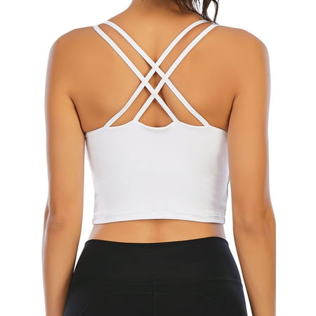 Sling tube top Chest Pad Vest Without Steel Ring Sling Vest Cross Back Medium Support Wirefree Bra