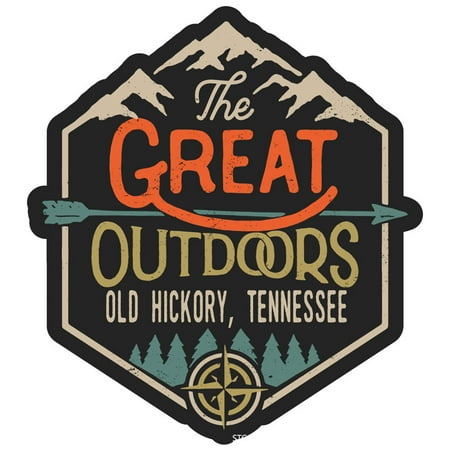 Old Hickory Tennessee The Great Outdoors Design 4-Inch Fridge Magnet