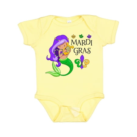 Inktastic Mardi Gras Mermaid with Harp and Beads Gift Baby Boy or Baby Girl Bodysuit
Inktastic Mardi Gras Mermaid with Harp and Beads Gift Baby Boy or Baby Girl Bodysuit