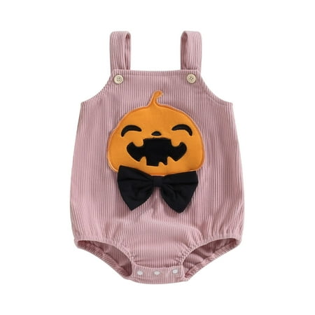 Qtinghua Newborn Baby Girl Boy Halloween Corduroy Romper Pumpkin Pattern Sleeveless Straps Jumpsuit Bodysuit Clothes Pink 0-3 Months
Qtinghua Newborn Baby Girl Boy Halloween Corduroy Romper Pumpkin Pattern Sleeveless Straps Jumpsuit Bodysuit Clothes Pink 0-3 Months