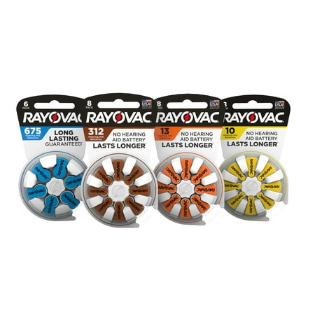 NEW! Rayovac Hearing Aid Batteries