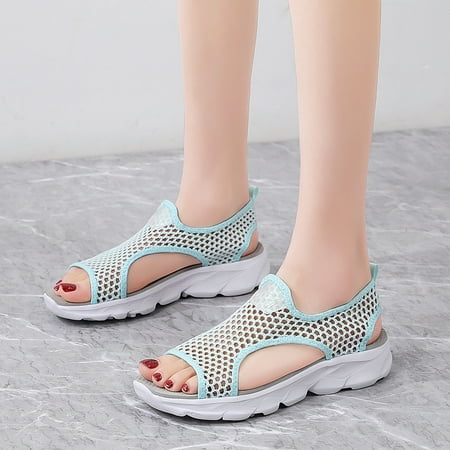 Feiboyy Women Summer Mesh Beach Slip On Sport Casual Open Toe Flat Soft Bottom Breathable Shoes Sandals
Feiboyy Women Summer Mesh Beach Slip On Sport Casual Open Toe Flat Soft Bottom Breathable Shoes Sandals