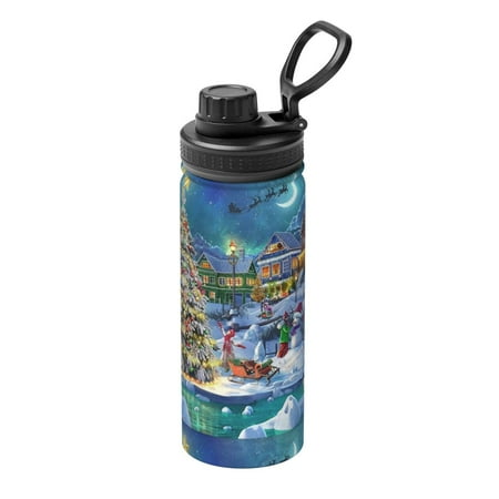 Uemuo Christmas Tree 18OZ Insulated Kettle Sports Water Bottle Stainless Steel Kettle Vacuum Insulated Flask Flip Lid Travel Mug
Uemuo Christmas Tree 18OZ Insulated Kettle Sports Water Bottle Stainless Steel Kettle Vacuum Insulated Flask Flip Lid Travel Mug