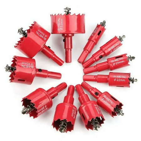 11Pcs/Set Hole Saw 16-53Mm M42 High Speed Bimetal Steel Hole Saw With Core Drill Bit
11Pcs/Set Hole Saw 16-53Mm M42 High Speed Bimetal Steel Hole Saw With Core Drill Bit