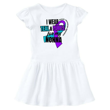 Inktastic Suicide Prevention I Wear Teal and Purple for My Nonna Gift Baby Girl Dress
Inktastic Suicide Prevention I Wear Teal and Purple for My Nonna Gift Baby Girl Dress