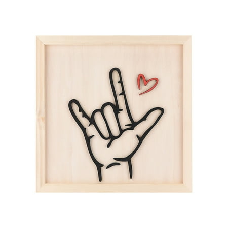 Veki Wooden Handicraft Wall Decoration Creative Love Gesture Home Decoration Expressing Love Pendant Small Stained Glass Windows
Veki Wooden Handicraft Wall Decoration Creative Love Gesture Home Decoration Expressing Love Pendant Small Stained Glass Windows