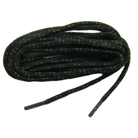 52 Inch 132 cm 2 pair pack Black with Moss Green Heavy Duty 4mm round Boot Shoelaces Bootlaces
52 Inch 132 cm 2 pair pack Black with Moss Green Heavy Duty 4mm round Boot Shoelaces Bootlaces