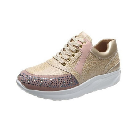 KBKYBUYZ Women Shiny Lace Up Sneakers Rhinestone Flat Heel Casual Running Shoes Round Toe Platform Shoes Women s Shoes Summer Clearance
KBKYBUYZ Women Shiny Lace Up Sneakers Rhinestone Flat Heel Casual Running Shoes Round Toe Platform Shoes Women s Shoes Summer Clearance