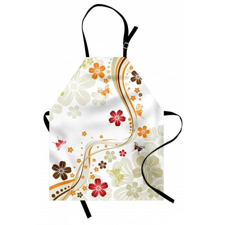 Floral Apron Swirling Florets Fragrance Botanical Beauty with Wavy Lines Butterflies Spring Theme Unisex Kitchen Bib Apron with Adjustable Neck for Cooking Baking Gardening Multicolor by Ambesonne
Floral Apron Swirling Florets Fragrance Botanical Beauty with Wavy Lines Butterflies Spring Theme Unisex Kitchen Bib Apron with Adjustable Neck for Cooking Baking Gardening Multicolor by Ambesonne