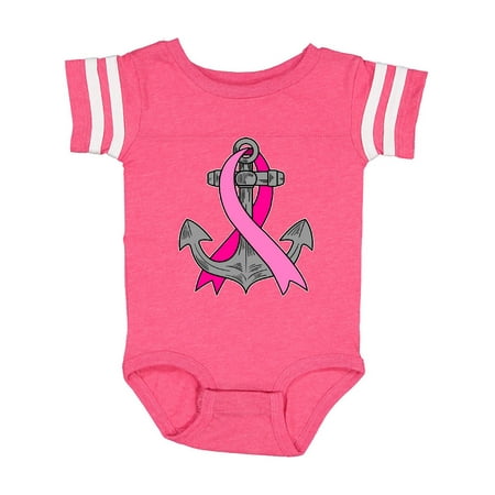 Inktastic Breast Cancer Awareness Anchor with Pink Ribbon Gift Baby Boy or Baby Girl Bodysuit
Inktastic Breast Cancer Awareness Anchor with Pink Ribbon Gift Baby Boy or Baby Girl Bodysuit