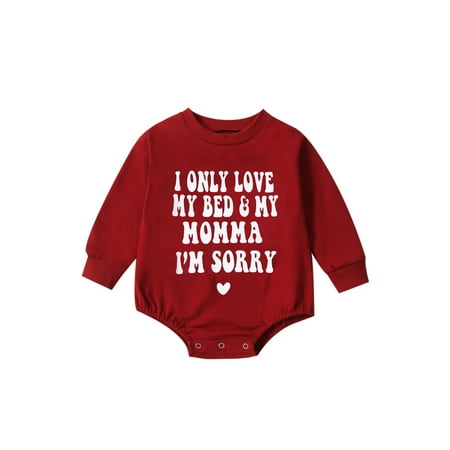 Infant Baby Boy Valentine s Day Jumpsuit Letter Heart Print Round Neck Long Sleeve Romper Toddler Clothes
Infant Baby Boy Valentine s Day Jumpsuit Letter Heart Print Round Neck Long Sleeve Romper Toddler Clothes