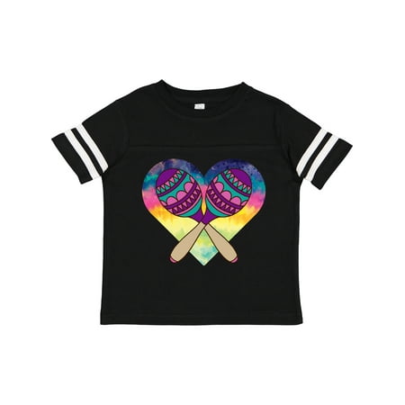 Inktastic Cinco De Mayo Maracas Heart Gift Toddler Toddler Girl T-Shirt