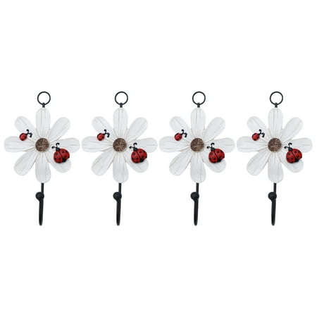 4pcs Resin Hooks Daisy Decorative Hooks Wall Hooks Wall Hangers Hanging Wall Mounted Key Hook for Home Restaurant (White)
4pcs Resin Hooks Daisy Decorative Hooks Wall Hooks Wall Hangers Hanging Wall Mounted Key Hook for Home Restaurant (White)