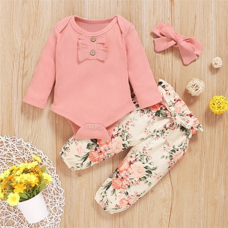 ATOGUTA Girls Activewear Sets Ruffle Romper Cute Bow Long Pants Set Headband Cute Clothes Size 3M-24M
ATOGUTA Girls Activewear Sets Ruffle Romper Cute Bow Long Pants Set Headband Cute Clothes Size 3M-24M