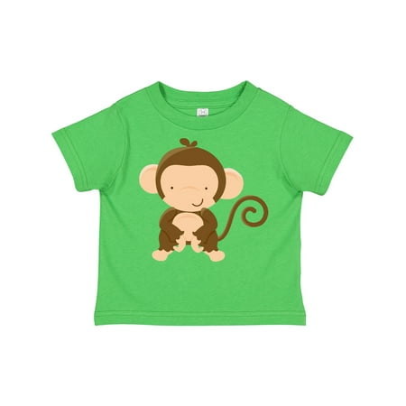 Inktastic Happy Monkey Gift Toddler Boy or Toddler Girl T-Shirt