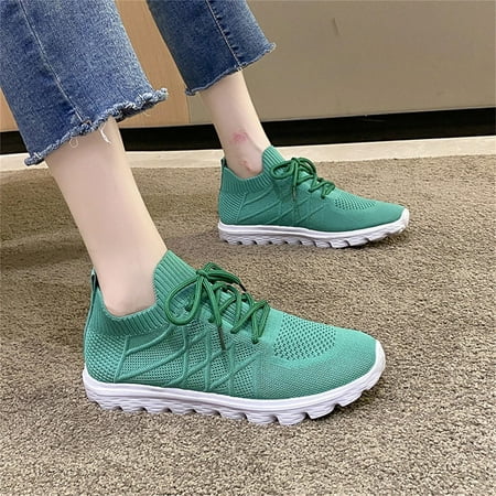 Aayomet Womens Sneakers Works Fashion Summer Women Seakers Mesh Breathable Pattern Lace Up Comfortable Casual Mint Green 7.5
Aayomet Womens Sneakers Works Fashion Summer Women Seakers Mesh Breathable Pattern Lace Up Comfortable Casual Mint Green 7.5