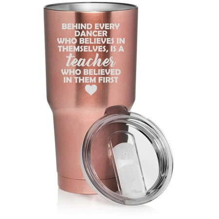 30 oz Tumbler Stainless Steel Vacuum Insulated Travel Mug Cup Dance Teacher Gift (Rose Gold)
30 oz Tumbler Stainless Steel Vacuum Insulated Travel Mug Cup Dance Teacher Gift (Rose Gold)