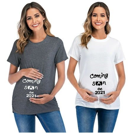 Tejiojio Maternity/Labor/Nursing Clothing Clearance Women Maternity Short Sleeve O-neck Letter Print T-shirt Tops Pregnancy Blouse
Tejiojio Maternity/Labor/Nursing Clothing Clearance Women Maternity Short Sleeve O-neck Letter Print T-shirt Tops Pregnancy Blouse