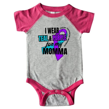 Inktastic Suicide Prevention I Wear Teal and Purple for My Momma Gift Baby Boy or Baby Girl Bodysuit
Inktastic Suicide Prevention I Wear Teal and Purple for My Momma Gift Baby Boy or Baby Girl Bodysuit