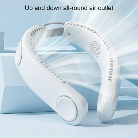Hesroicy 4000mAh Hanging Neck Fan Low Noise Anti-twist Design Foldable Rechargeable Four Turbo Hands Free Bladeless Fan for Outdoor
Hesroicy 4000mAh Hanging Neck Fan Low Noise Anti-twist Design Foldable Rechargeable Four Turbo Hands Free Bladeless Fan for Outdoor