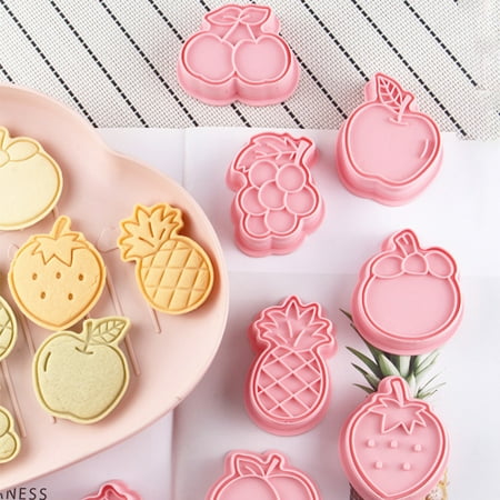 

Shenmeida Cookie Cutter Set，Easter Themed MINI Cookie Cutter Embossing Mold-Plastic Spring，8pcs Kids Cake Decoration 3D Mini Cartoon Animal Baking Tool Cookie Cutter Set