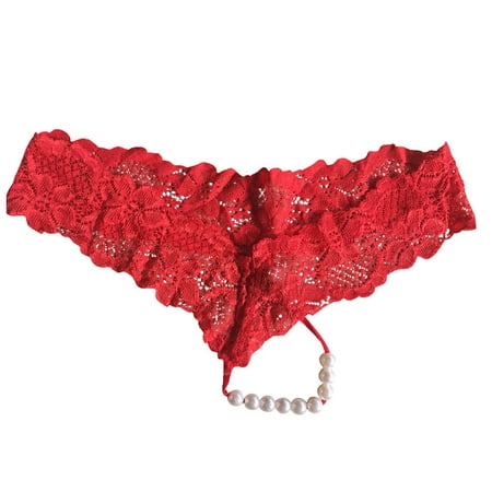 RPVATI Women See Through Underwear Breathable G-String Thongs for Women Sexy Lace Floral Open Crotch Thong
RPVATI Women See Through Underwear Breathable G-String Thongs for Women Sexy Lace Floral Open Crotch Thong