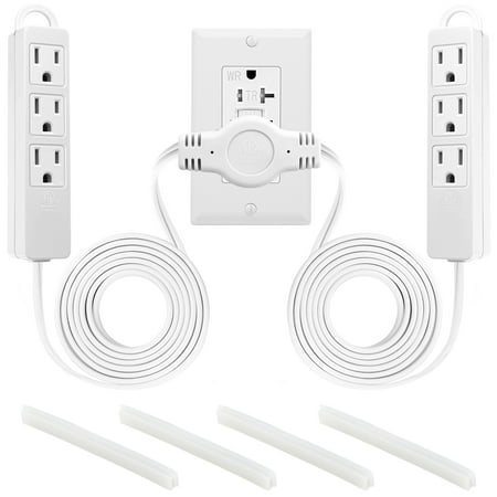 3-Prong 12 Feet Twin Extension Cord Power Strip 6 Feet on Each Side Flat Head Outlet Plug 6 Outlets Double Extension Cord Splitter for Indoor Use ETL Listed
3-Prong 12 Feet Twin Extension Cord Power Strip 6 Feet on Each Side Flat Head Outlet Plug 6 Outlets Double Extension Cord Splitter for Indoor Use ETL Listed