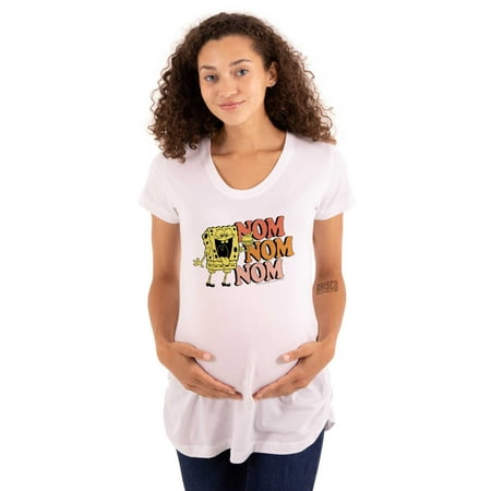 Funny SpongeBob Krabby Patty Nom Nom Women s Maternity T Shirt Tee Brisco Brands S
Funny SpongeBob Krabby Patty Nom Nom Women s Maternity T Shirt Tee Brisco Brands S