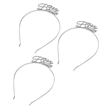 FRCOLOR 3pcs Single Party Hair Hoops Metal Hair Clasp Hair Accessories Bachelor Party Prop (Silver)
FRCOLOR 3pcs Single Party Hair Hoops Metal Hair Clasp Hair Accessories Bachelor Party Prop (Silver)
