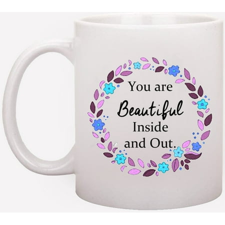 RADANYA Funny Quote You Are Beautiful Inside and Out Ceramic Coffee Mug Best Gift Mugs
RADANYA Funny Quote You Are Beautiful Inside and Out Ceramic Coffee Mug Best Gift Mugs