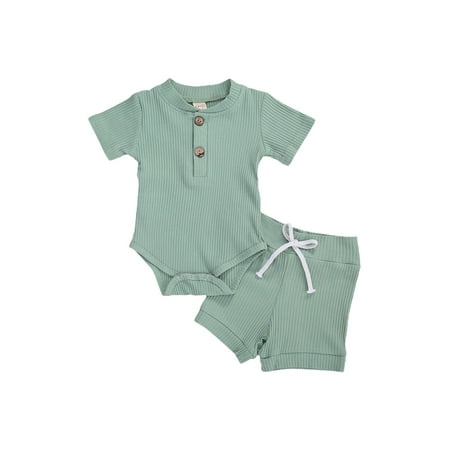 Izhansean Newborn Kids Baby Boys Girls Clothes Romper Bodysuit Shorts Outfits Summer Set Green 18-24 Months
Izhansean Newborn Kids Baby Boys Girls Clothes Romper Bodysuit Shorts Outfits Summer Set Green 18-24 Months