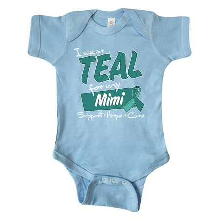 Inktastic I Wear Teal for my Mimi-Support Hope Cure Gift Baby Boy or Baby Girl Bodysuit
Inktastic I Wear Teal for my Mimi-Support Hope Cure Gift Baby Boy or Baby Girl Bodysuit
